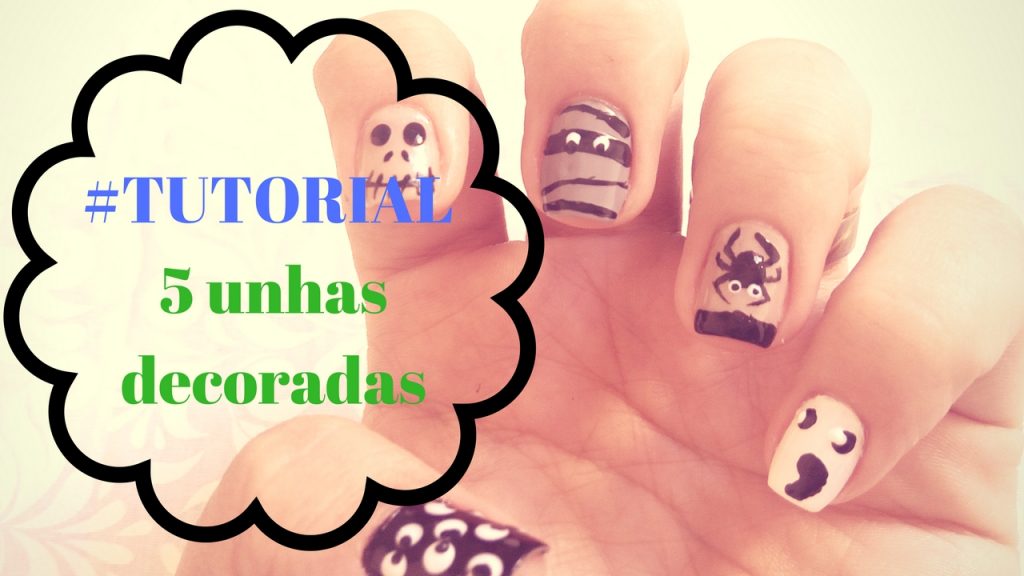 Unhas decoradas para halloween ou festas à fantasia – 5 modelos