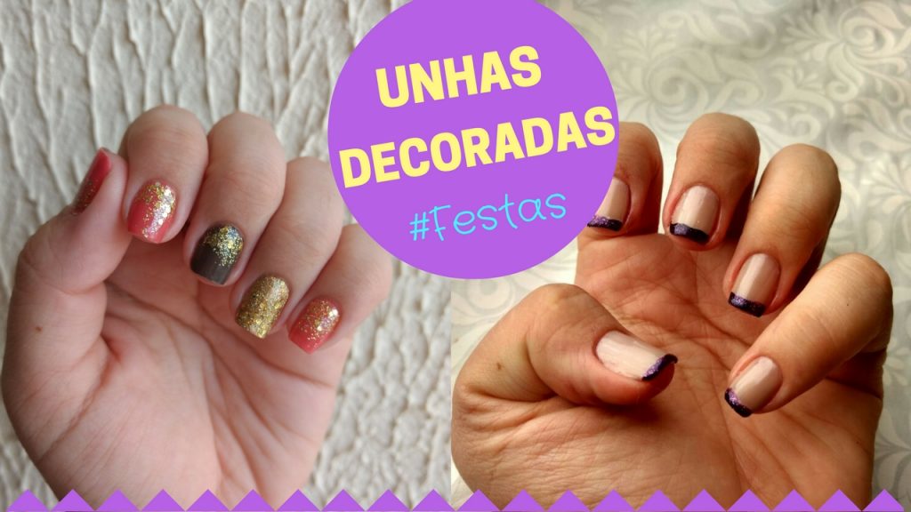 TUTORIAL: UNHAS DECORADAS FÁCEIS PARA FESTAS DE FINAL DE ANO