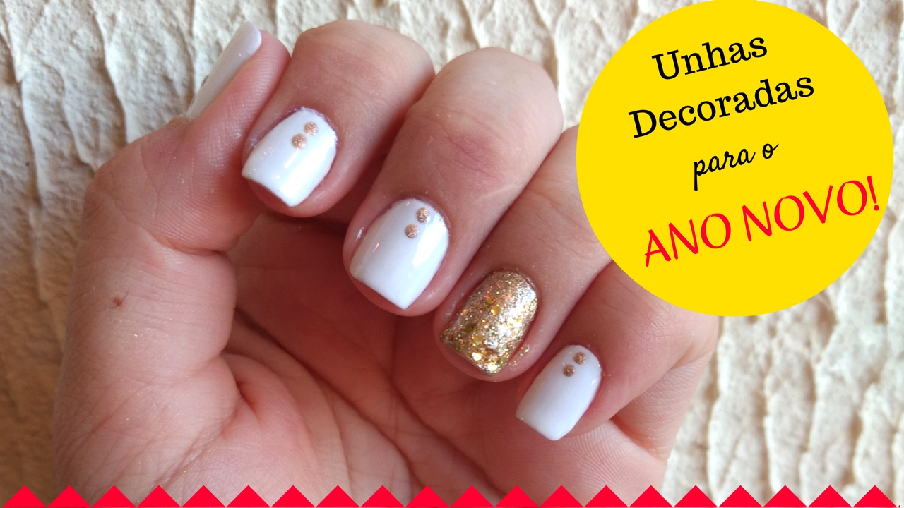 5 unhas decoradas muito fáceis (Ano Novo e Festas)