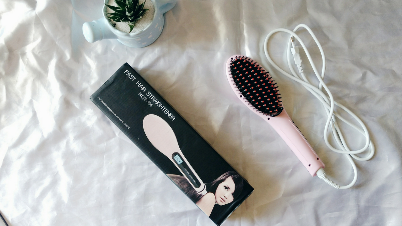 Escova Alisadora por R$27,00 – Funciona mesmo? | Fast Hair Straightener HQT906
