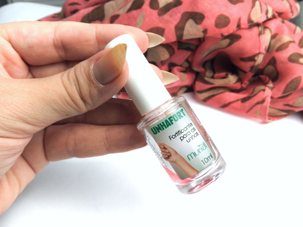Fortificante para Unhas com FORMOL da Muriel Cosméticos