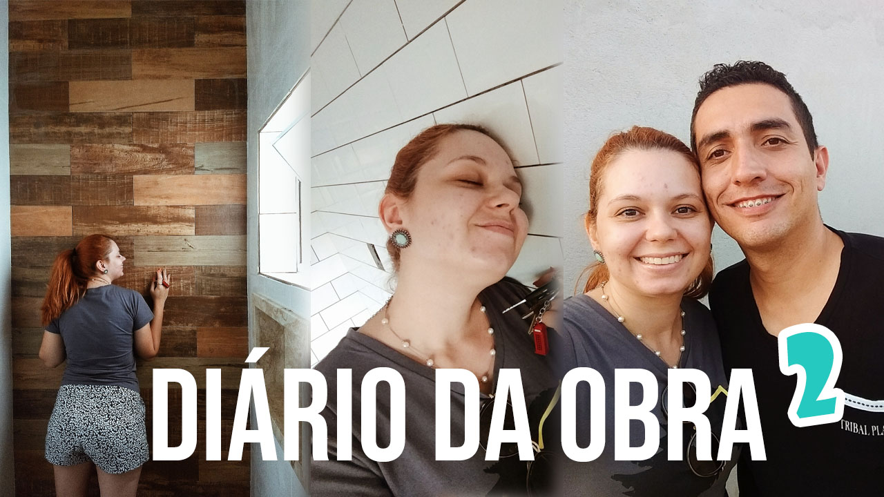 Diário de Obra 2 – Porcelanato que imita madeira, Nicho Travertino, Metrô White na Cozinha…