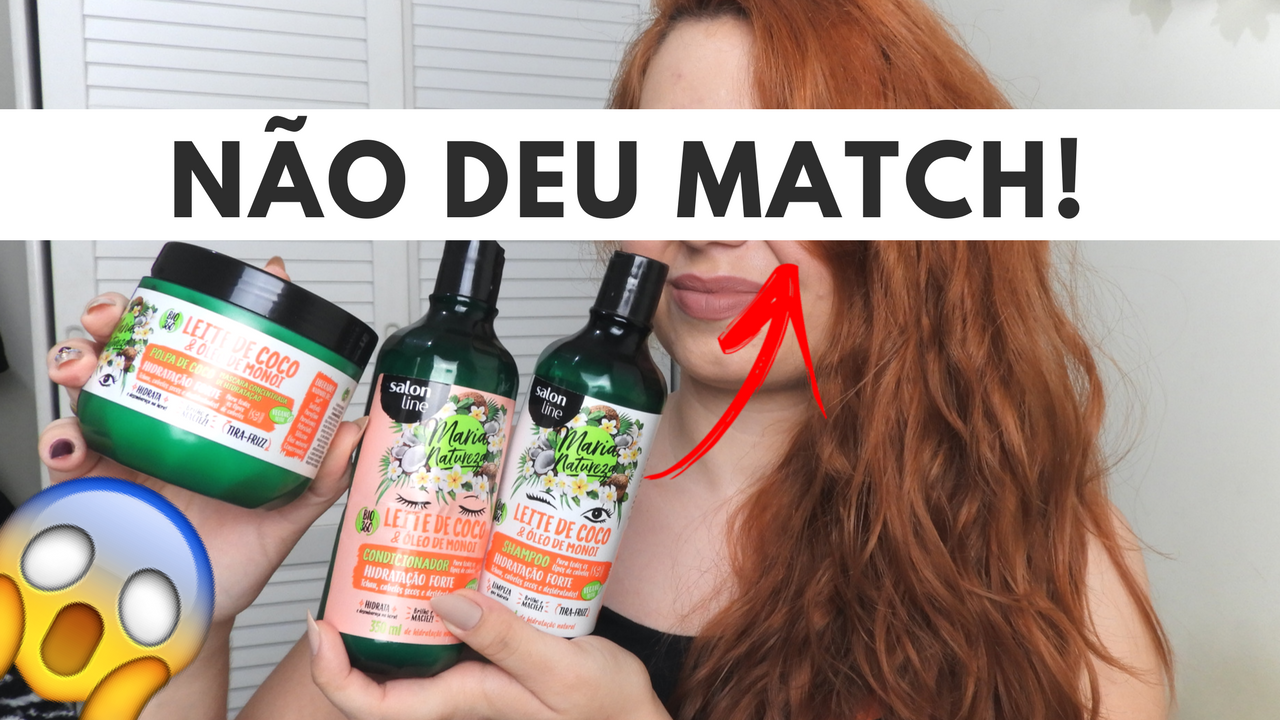 Resenha da linha LEITE DE COCO e ÓLEO DE MONOI da Salon Line no meu Cabelo Ondulado