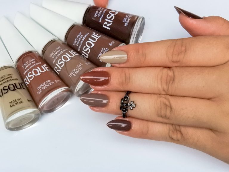 Swatches Novos ESMALTES NUDES da RISQUE