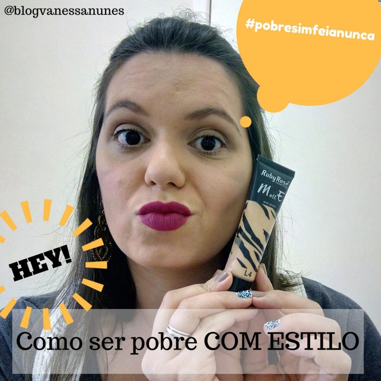 PELE PERFEITA GASTANDO POUCO | BASE RUBY ROSE #POBRESIMFEIANUNCA