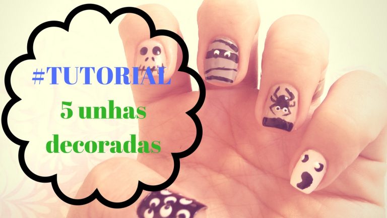 Unhas decoradas para halloween ou festas à fantasia – 5 modelos
