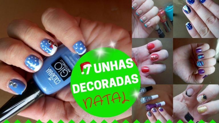 7 unhas decoradas para o Natal