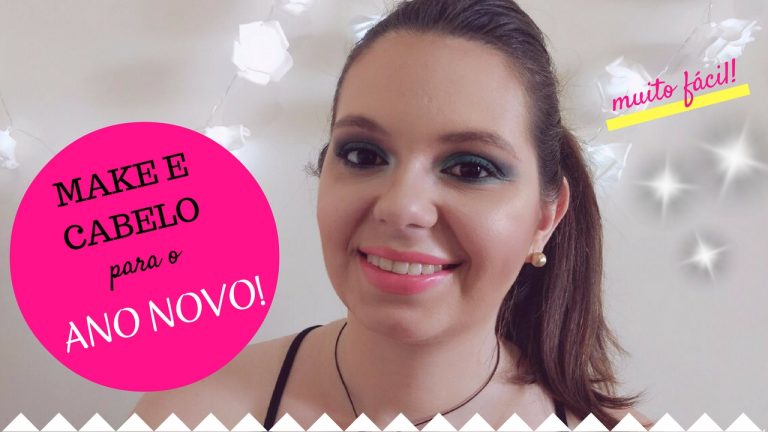 Maquiagem e cabelo para festas | TUTORIAL FÁCIL