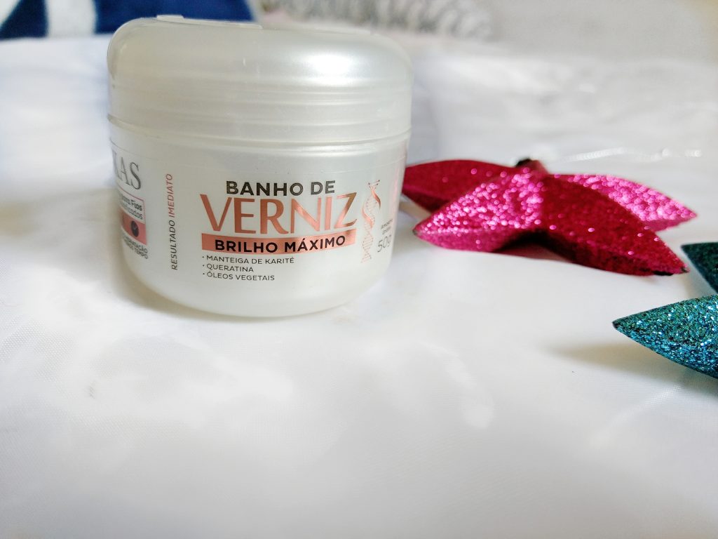 Brilho máximo para os cabelos com BANHO DE VERNIZ da YKAS