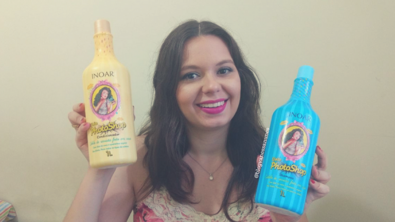 Cabelo com EFEITO PHOTOSHOP em casa – Shampoo e Condicionador Efeito Photoshop Inoar