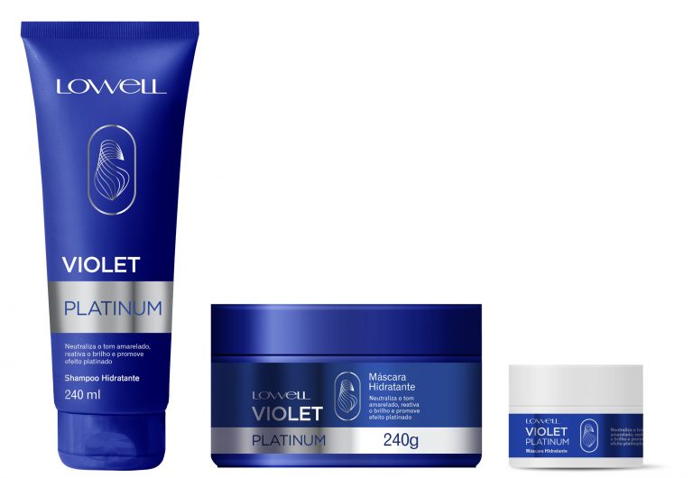 Conquiste o platinado perfeito com Lowell Violet Platinum