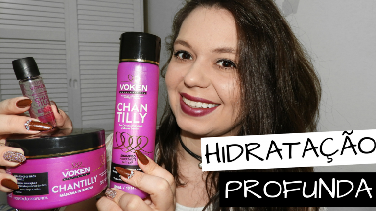 RESENHA KIT CHANTILLY – VOKEN | Nutrição, Hidratação e Reconstrução PROFUNDA dos FIOS