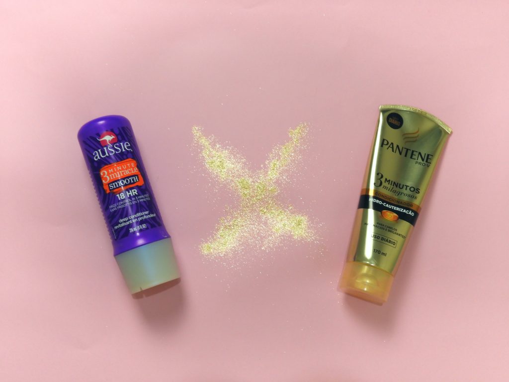 CREMES DE 3 MINUTOS: AUSSIE OU PANTENE?