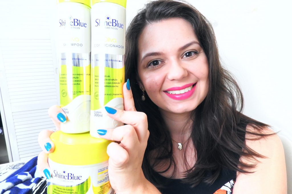 MUITA HIDRATAÇÃO PRA JUBA COM EXTRATOS DE OLIVA | SHINEBLUE